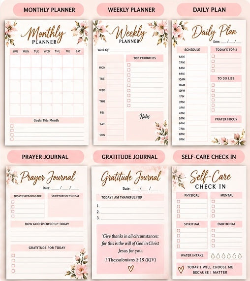My Daily Bread — 30-Day Faith & Purpose Planner for Women