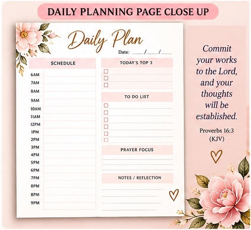My Daily Bread — 30-Day Faith & Purpose Planner for Women