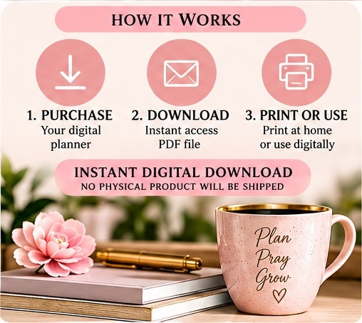 My Daily Bread — 30-Day Faith & Purpose Planner for Women