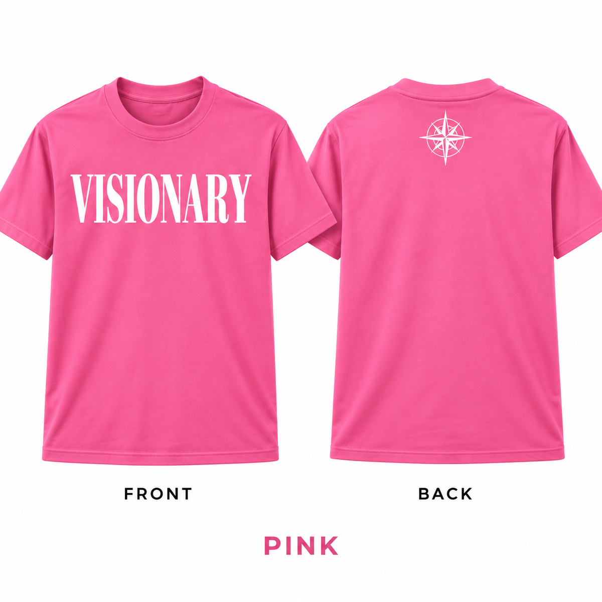 VISIONARY™ Unisex Graphic T-Shirt – Inspirational Streetwear Tee