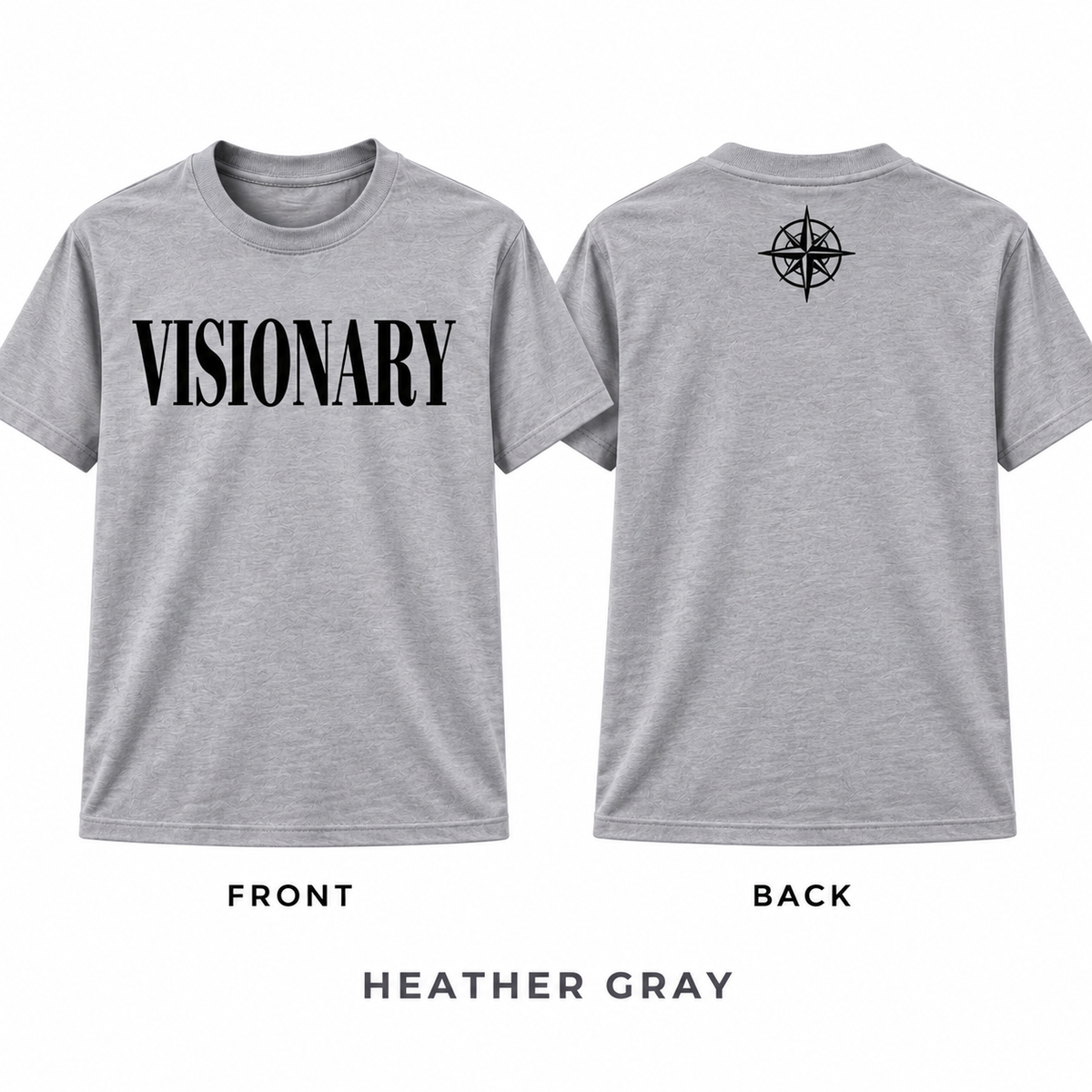 VISIONARY™ Unisex Graphic T-Shirt – Inspirational Streetwear Tee