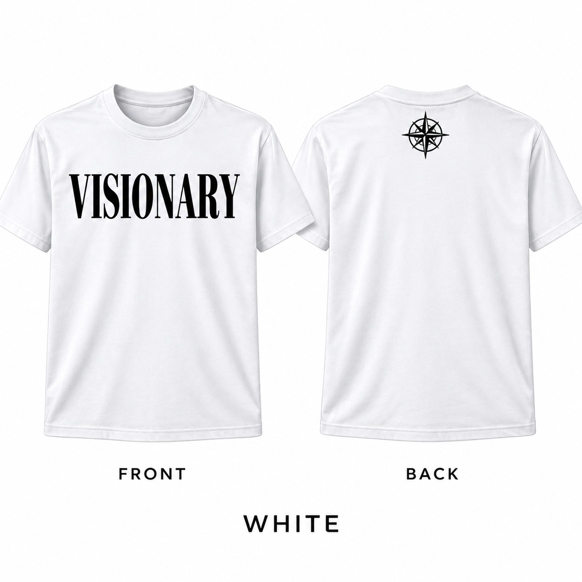 VISIONARY™ Unisex Graphic T-Shirt – Inspirational Streetwear Tee