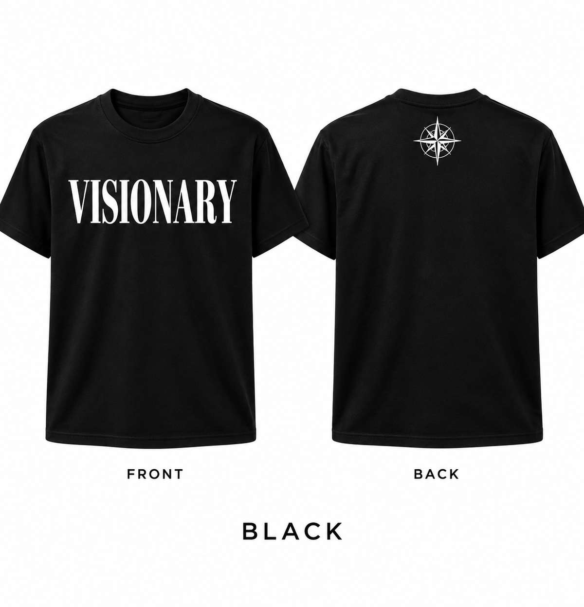VISIONARY™ Unisex Graphic T-Shirt – Inspirational Streetwear Tee