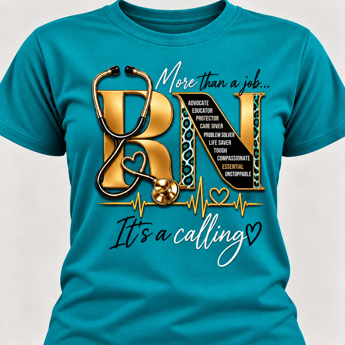 RN More Than a Job, It’s a Calling T-Shirt | Registered Nurse Appreciation Shirt