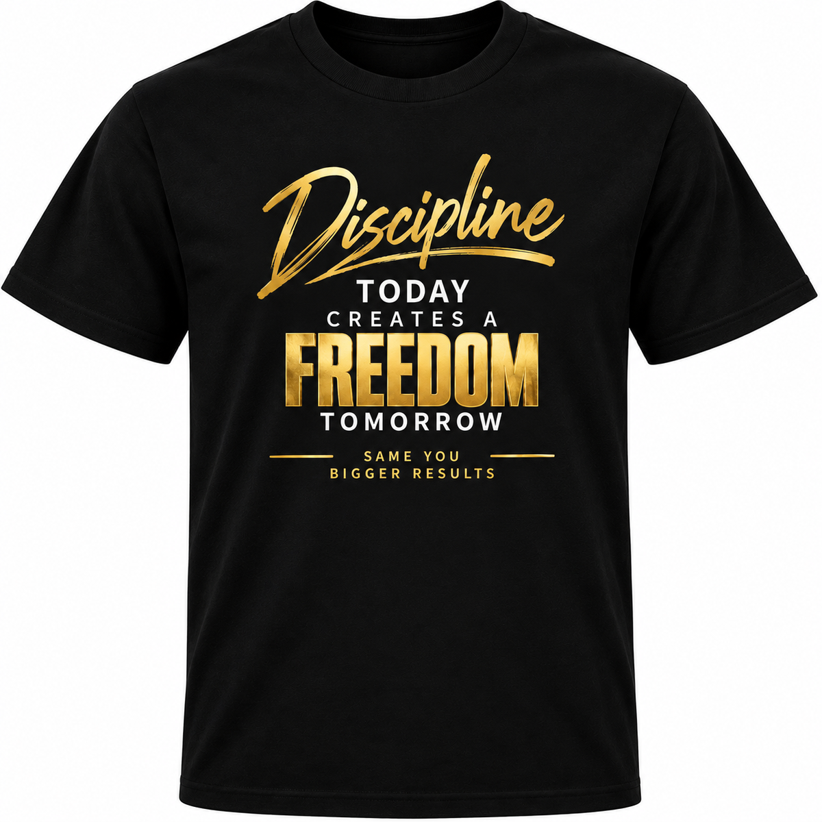 Discipline Today Creates Freedom Tomorrow – Unisex Motivational T-Shirt
