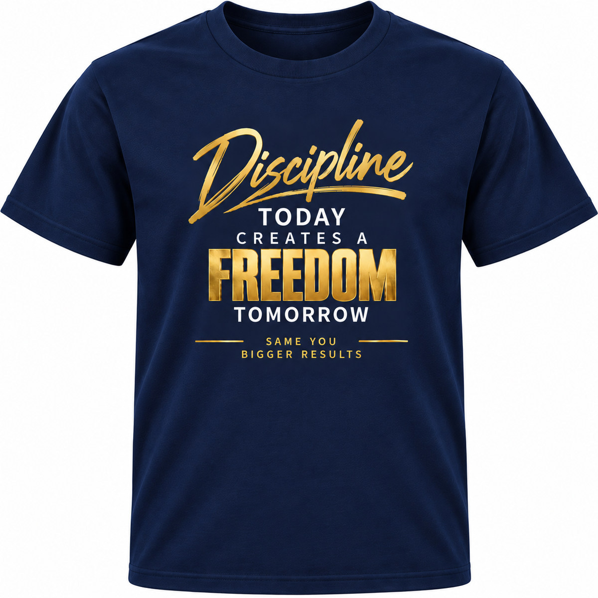 Discipline Today Creates Freedom Tomorrow – Unisex Motivational T-Shirt