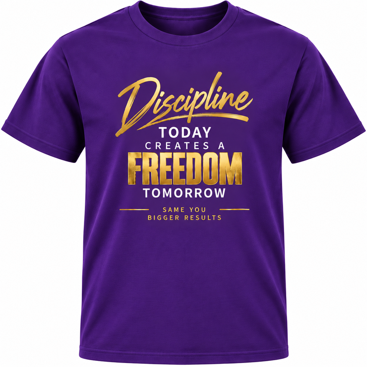 Discipline Today Creates Freedom Tomorrow – Unisex Motivational T-Shirt
