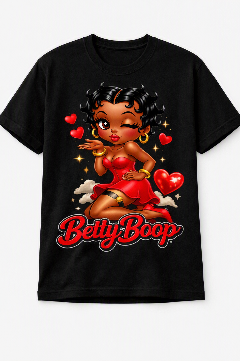 ✨ “Classic Red Betty Boop Luxe Tee – Soft‑Life Edition” ✨